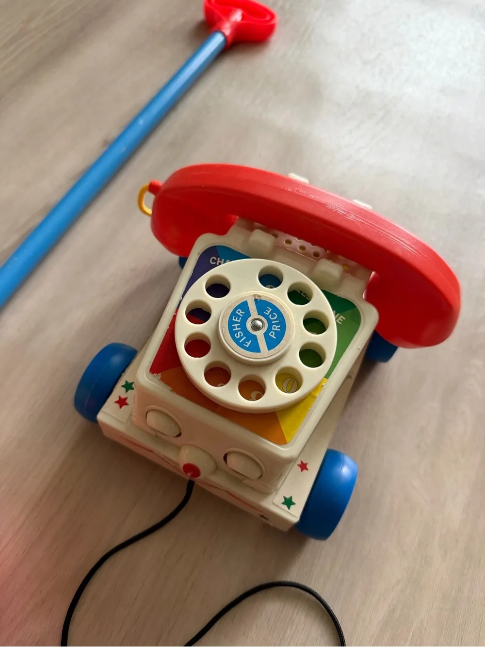 Vintage Retro Push Pull Toys Fisher Price Dog Pune Etc 80s 90s